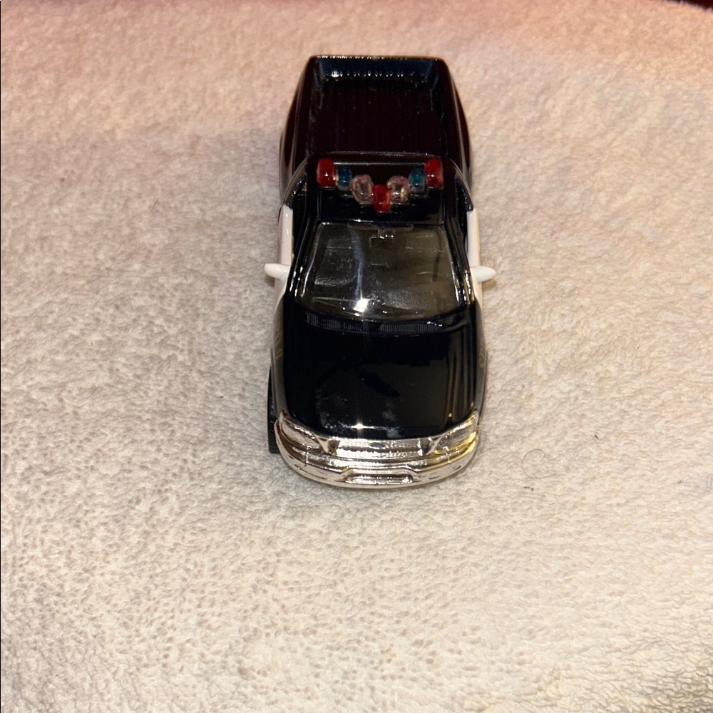 Black Police SUV Toy with Light Bar - Kids Vehicles